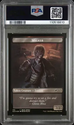 2020 MTG SECRET LAIR DROP WALKER TOKEN-149/WALKER TOKEN-150 PSA 10 - Image 2