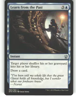 Learn from the Past - Dragons of Tarkir - MTG - Uncommon - #60 - NM - Image 1