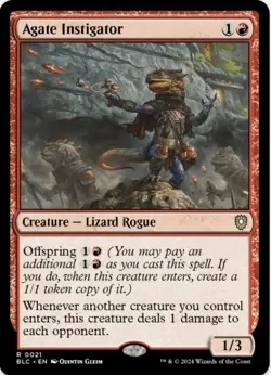 1 x Agate Instigator - Commander: Bloomburrow - LP - MTG - Image 1