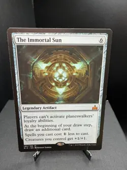 MTG Rivals of Ixalan The Immortal Sun Foil Mythic VLP! - Image 1
