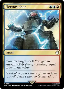 Electrosiphon 0104 MTG PIP Fallout Rare NP - Image 1