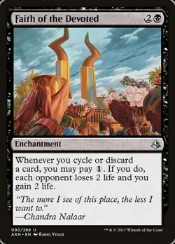Faith of the Devoted 1x FOIL MtG FOIL Amonkhet SP/NM - Image 1