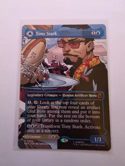 Tony Stark Borderless 0350 MTG MSH Nm/M - Image 1