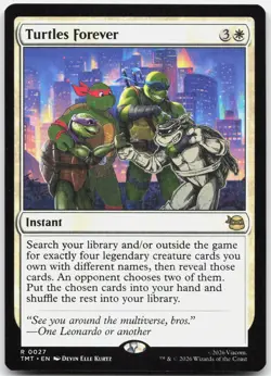MTG Turtles Forever Teenage Mutant Ninja Turtles NM 0027 - Image 1