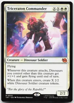 MTG Triceraton Commander Teenage Mutant Ninja Turtles NM 0025 - Image 1