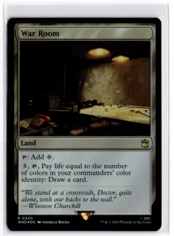 War Room Foil Doctor Who 330 LP x1 MTG Magic: the Gathering - Image 1