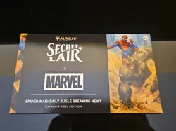 Daily Bugle Breaking News - Magic Secret Lair x Spider-Man - Foil - New - Sealed - Image 1