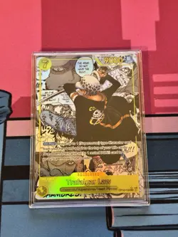 ENG Trafalgar Law (Manga Rare) One Piece Alt Art OP10-119 Royal Blood Foil Card - Image 1