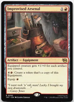 MTG Improvised Arsenal Teenage Mutant Ninja Turtles Foil NM 0092 - Image 1