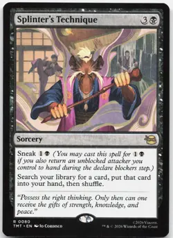 MTG Splinter's Technique Teenage Mutant Ninja Turtles NM 0080 - Image 1
