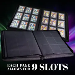 200 TopLoader Binder - 9 Pocket Card Binder Album - TCG Secure Storage Sleeves. - Image 5
