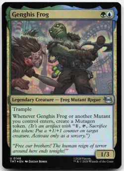 MTG Genghis Frog Teenage Mutant Ninja Turtles Foil NM 0148 - Image 1