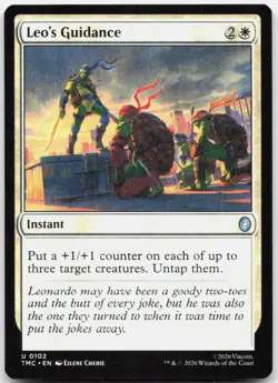MTG Leo's Guidance Commander: Teenage Mutant Ninja Turtles NM 102 - Image 1