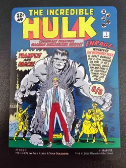 Bruce Banner (Borderless) (0390) Marvel Super Heroes Foil - Image 2