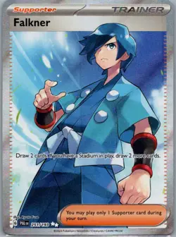 Falkner 251/193 Ultra Rare Paldea Evolved Pokemon Holo Near Mint - Image 1