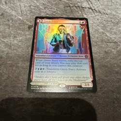 Gwen Stacy 78 MTG Marvel's Spider-Man Foil NM - Image 1
