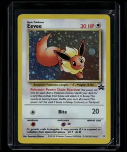 Pokemon TCG Eevee 11 WTOC Promo Holo Rare NM/LP - Image 1