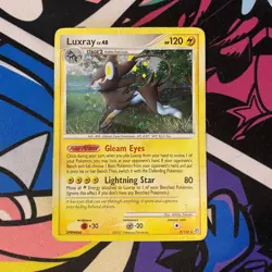 Luxray 7/130 Holo Rare Diamond & Pearl Pokemon Holo Damaged - Image 1