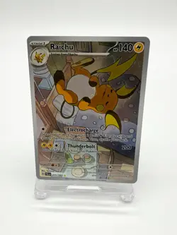 Pokemon TCG Raichu 211/193 Sv02 Paldea Evolved Illustration Rare Holo English NM - Image 1