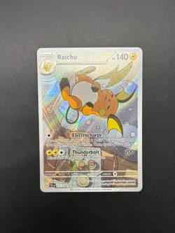 Pokemon TCG Raichu 211/193 Sv02 Paldea Evolved Illustration Rare Holo English NM - Image 3