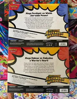 🔥Pokemon Ascended Heroes EX Boxes X2 🔥 Mega Emboar & Mega Feraligatr🔥 SEALED - Image 2