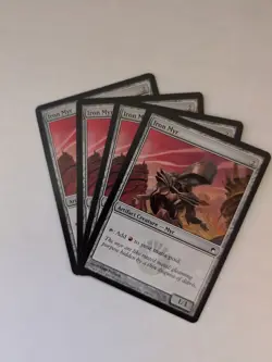 4 Iron Myr - NM/SP - Scars of Mirrodin - mtg - x4 4x - Image 1