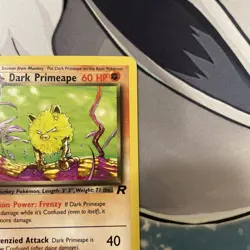 Dark Primeape 43/82 - 1st Edition Team Rocket - WOTC Pokemon TCG 2000 - NM - Image 5