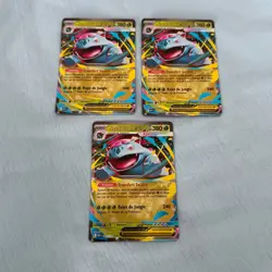 3x Mega Venusaur EX Mega Evolution 003/132 French Pokemon - Image 1