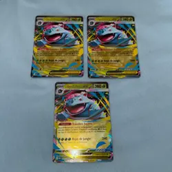 3x Mega Venusaur EX Mega Evolution 003/132 French Pokemon - Image 2