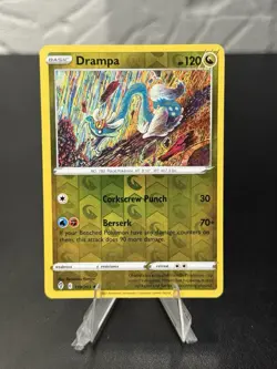 Pokemon Drampa Reverse Holo 119/203 EVS Evolving Skies LP/NM - Image 1