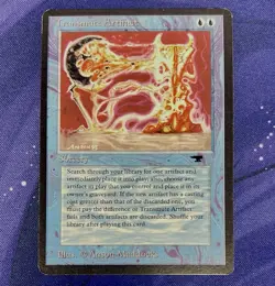 Magic The Gathering Transmute Artifact Antiquities Regular Moderately Played - Image 1