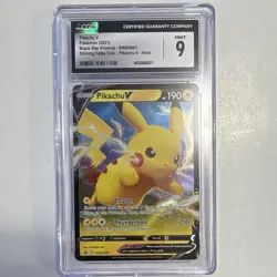 The Pokemon Company Pikachu V SWSH061 CGC 9 Holo Promo Eng 2021 190 HP - Image 1