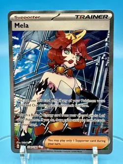 Mela 236/182 Paradox Rift Holo Ultra Rare Full Art Trainer Pokemon TCG NM/M - Image 1