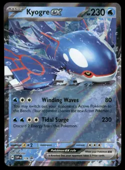 Kyogre ex 178 Holo Promo Scarlet & Violet Promo Pokemon Holo NM - Image 1