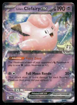 Lillie's Clefairy ex 056/159 Double Rare Journey Together Pokemon Holo NM - Image 1