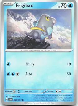 Frigibax 058/193 Common Paldea Evolved Pokemon Near Mint - Image 1
