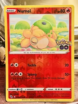 Numel (Peelable Ditto) 013/078 Pokemon GO Reverse Holo - Image 1