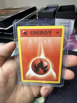 Fire Energy #98/102 1st Edition Energy Base Set Pokemon TCG - Image 1