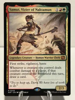 Samut, Vizier of Naktamun 45 M March of the Machine: The Aftermath NM MTG - Image 1