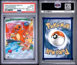 2026 POKEMON FIRST PARTNER ILLUSTRATION COLLECTION SERIES 1 CHARMANDER PSA 10 - Image 3