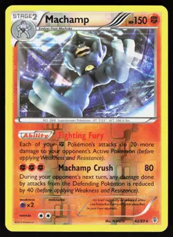 Machamp 42/83 Holo Rare Generations Pokemon Reverse Holo LP - Image 1