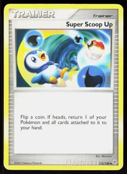 Super Scoop Up 115/130 Uncommon Diamond & Pearl Pokemon LP - Image 1