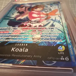 2025 ONE PIECE OP12-LEGACY OF THE MASTER | ALTERNATE ART #081 KOALA PSA 10 - Image 5