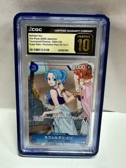 2025 ONE PIECE JP NEFELTARI VIVI PROMO EB02-026 CGC 10 PRISTINE S PT - Image 1