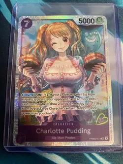 Charlotte Pudding PRB02-010 Foil SR Premium Booster - The Best Vol.2 Near Mint - Image 1