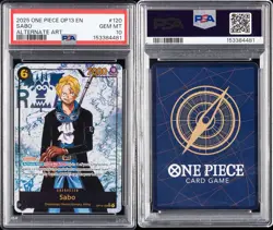 Sabo Alt Art (Parallel) OP13-120 - One Piece TCG: Carrying On His Will - PSA 10 - Image 3