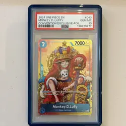 One Piece Monkey D. Luffy P-043 Convention Promo 2024 Promo Foil EN PSA 10 - Image 1
