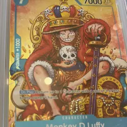 One Piece Monkey D. Luffy P-043 Convention Promo 2024 Promo Foil EN PSA 10 - Image 2