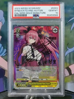 Weiss Schwarz Beyond Her Extended Hand, Kotori SP (English) (PSA 10) - Image 2