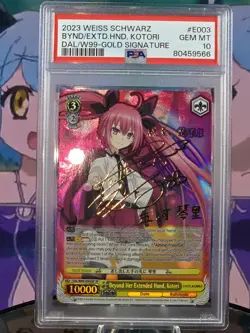 Weiss Schwarz Beyond Her Extended Hand, Kotori SP (English) (PSA 10) - Image 3